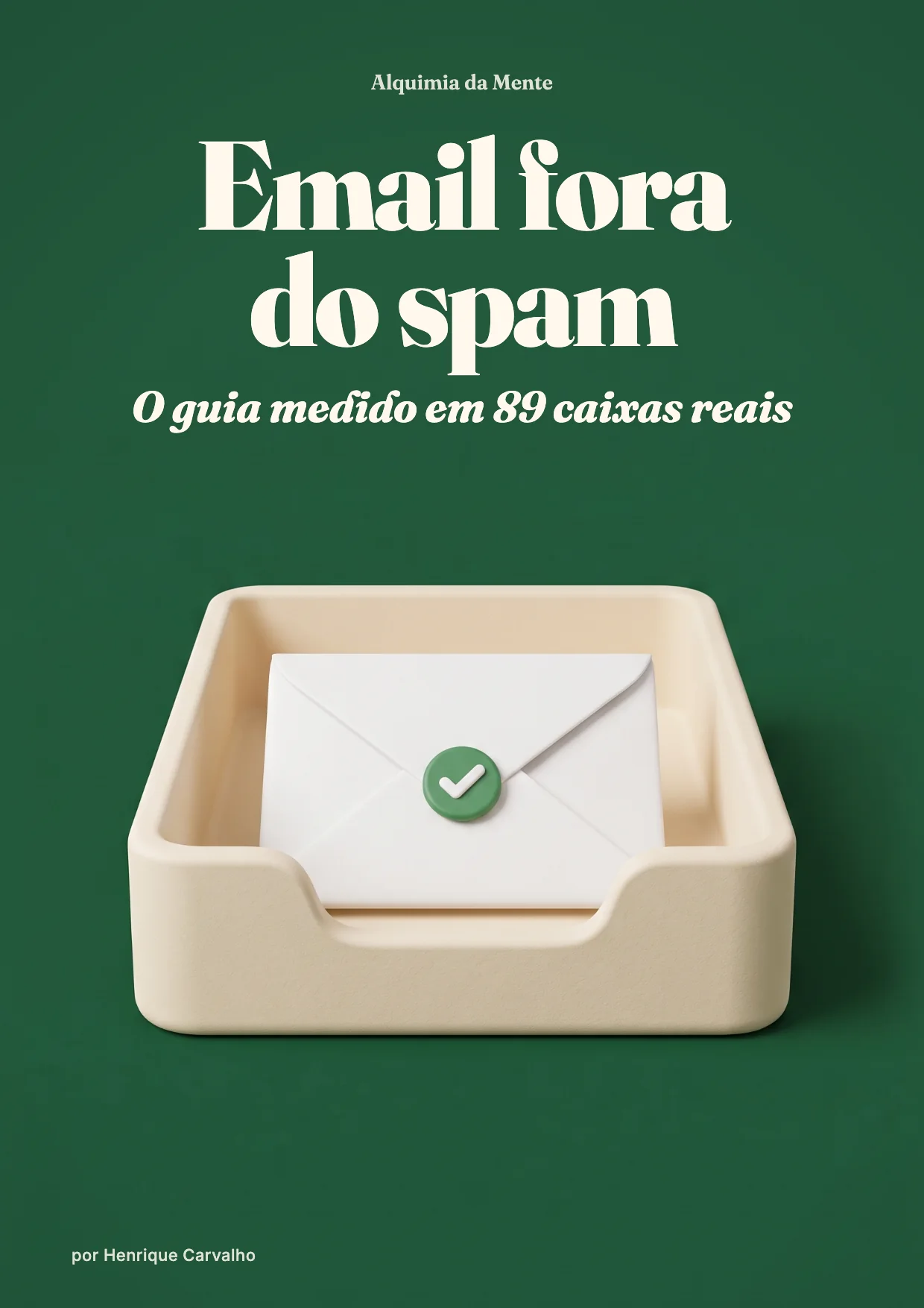 Capa do guia Email fora do spam