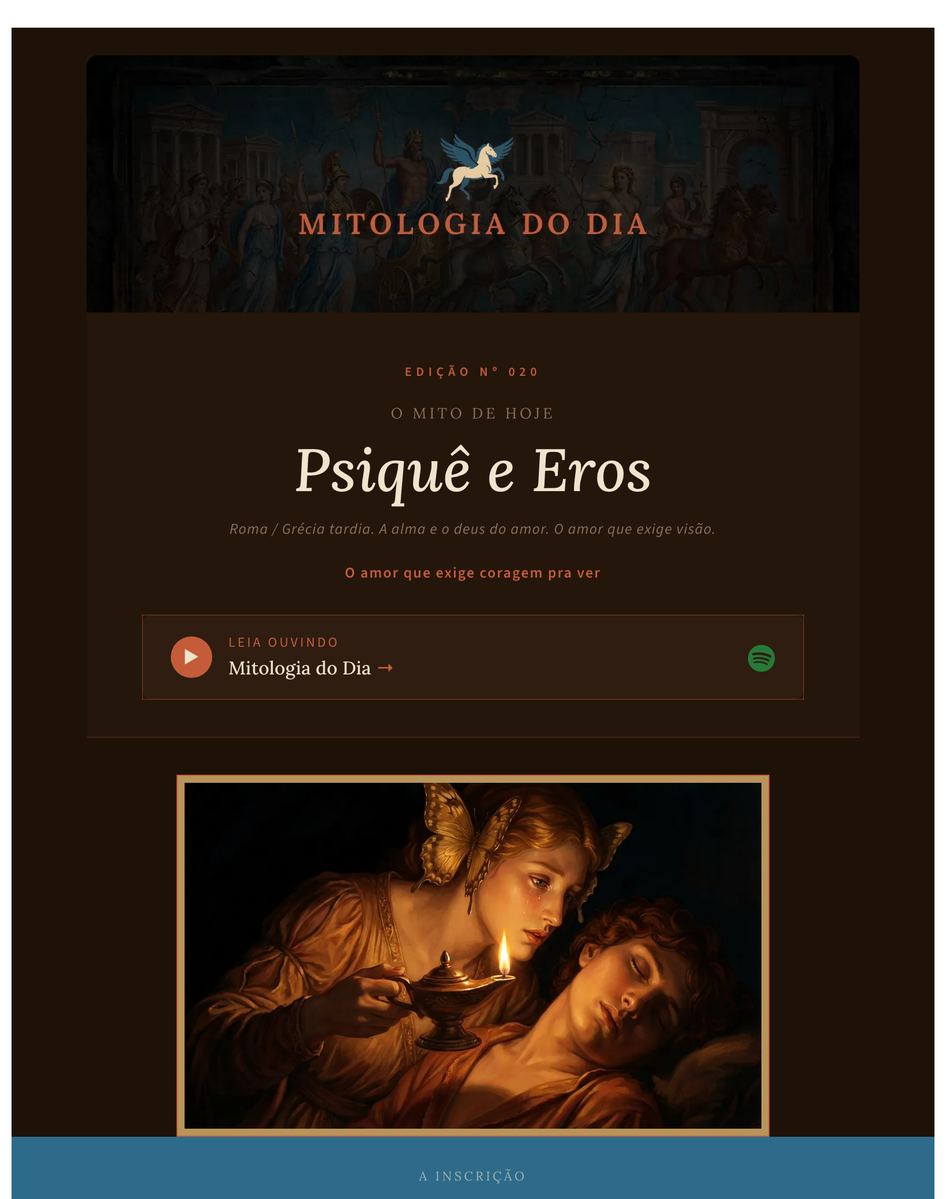 Edição real de uma newsletter da rede